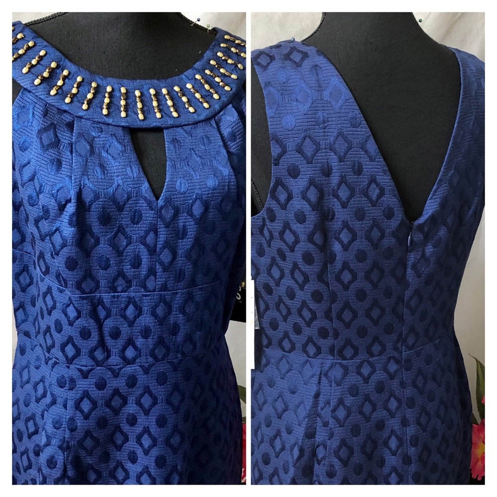 Muse Embellished Neck Sheath
